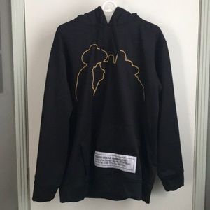 Novelty sweater w hoodie